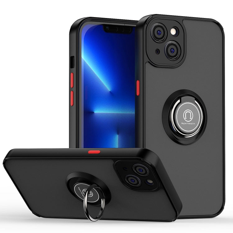 Q Shadow 1 Series TPU + PC Phone Case with Ring Holder, For iPhone 14 Pro Max, For iPhone 14 Pro, For iPhone 14 Max