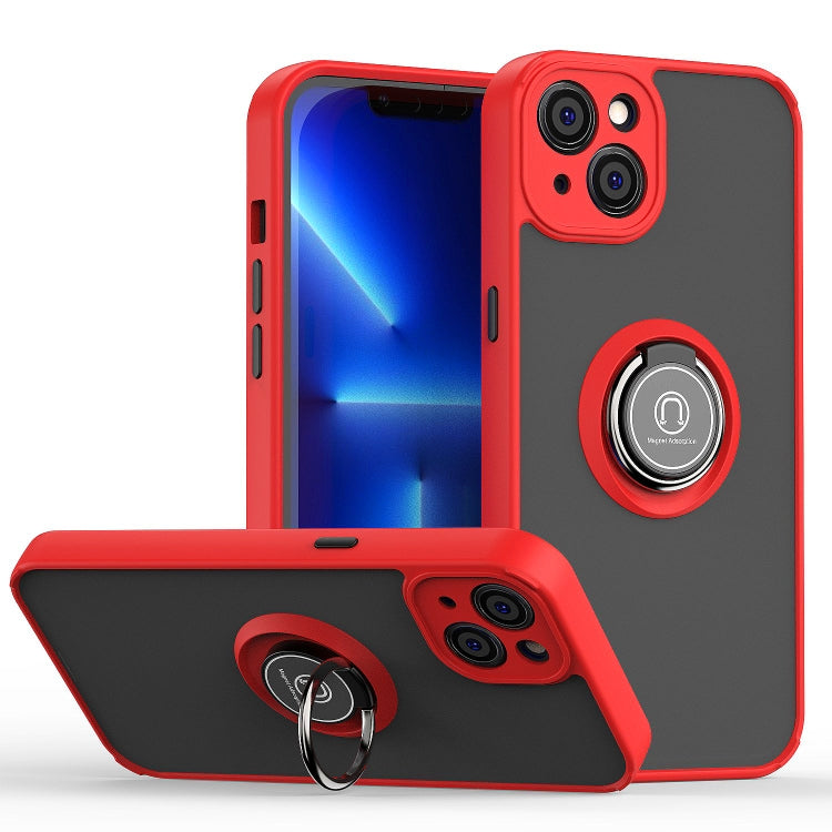 Q Shadow 1 Series TPU + PC Phone Case with Ring Holder, For iPhone 14 Pro Max, For iPhone 14 Pro, For iPhone 14 Max