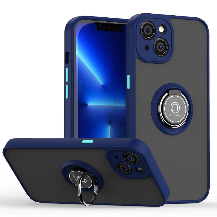 Q Shadow 1 Series TPU + PC Phone Case with Ring Holder, For iPhone 14 Pro Max, For iPhone 14 Pro, For iPhone 14 Max