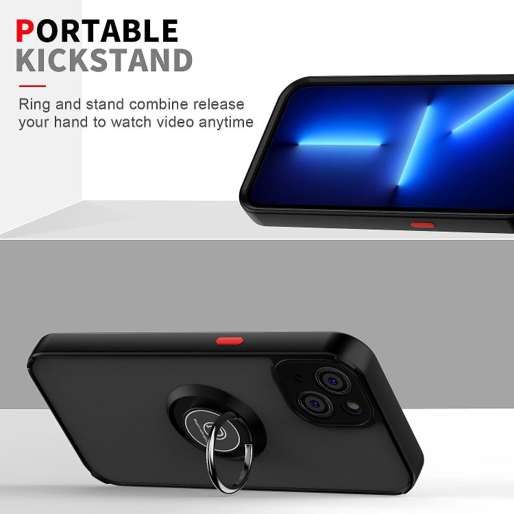 Q Shadow 1 Series TPU + PC Phone Case with Ring Holder, For iPhone 14