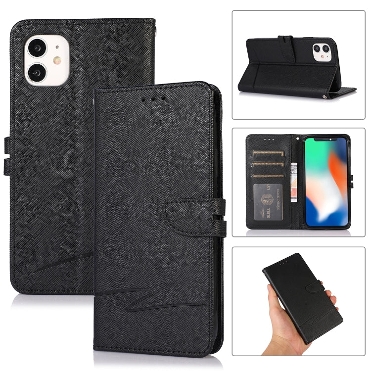 Cross Texture Horizontal Flip Leather Phone Case, For iPhone SE 2022 / SE 2020 / 8 / 7, For iPhone X/XS, For iPhone XR, For iPhone XS Max, For iPhone 11, For iPhone 11 Pro, For iPhone 11 Pro Max, For iPhone 12 mini, For iPhone 12, For iPhone 12 Pro...