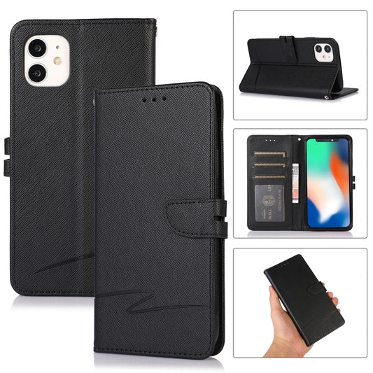 Cross Texture Horizontal Flip Leather Phone Case, For iPhone SE 2022 / SE 2020 / 8 / 7, For iPhone X/XS, For iPhone XR, For iPhone XS Max, For iPhone 11, For iPhone 11 Pro, For iPhone 11 Pro Max, For iPhone 12 mini, For iPhone 12, For iPhone 12 Pro...
