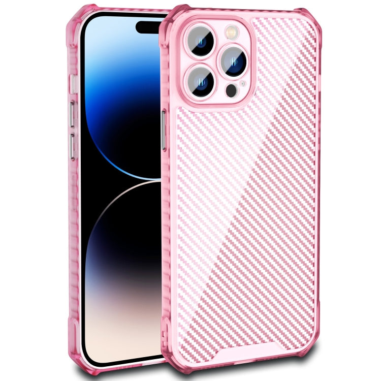 Carbon Fiber Texture Shockproof Phone Case, For iPhone 14, For iPhone 14 Plus, For iPhone 14 Pro Max, For iPhone 13