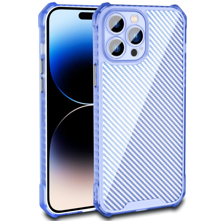 Carbon Fiber Texture Shockproof Phone Case, For iPhone 14, For iPhone 14 Plus, For iPhone 14 Pro Max, For iPhone 13