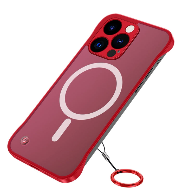 Metal Lens Frosted Magsafe Phone Case, For iPhone 14, For iPhone 14 Plus, For iPhone 14 Pro, For iPhone 14 Pro Max