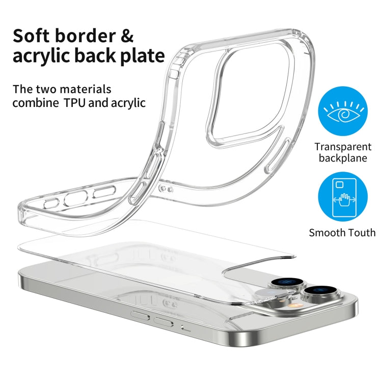 Shockproof TPU + Acrylic Transparent Phone Case