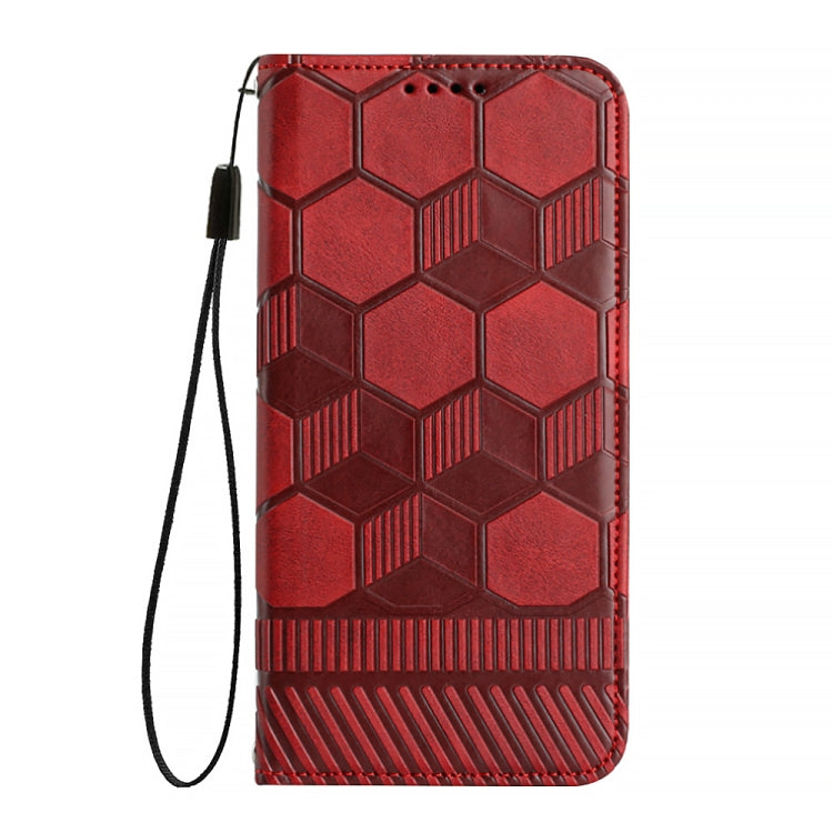 Football Texture Magnetic Leather Flip Phone Case, For iPhone 14, For iPhone 14 Plus, For iPhone 14 Pro, For iPhone 14 Pro Max