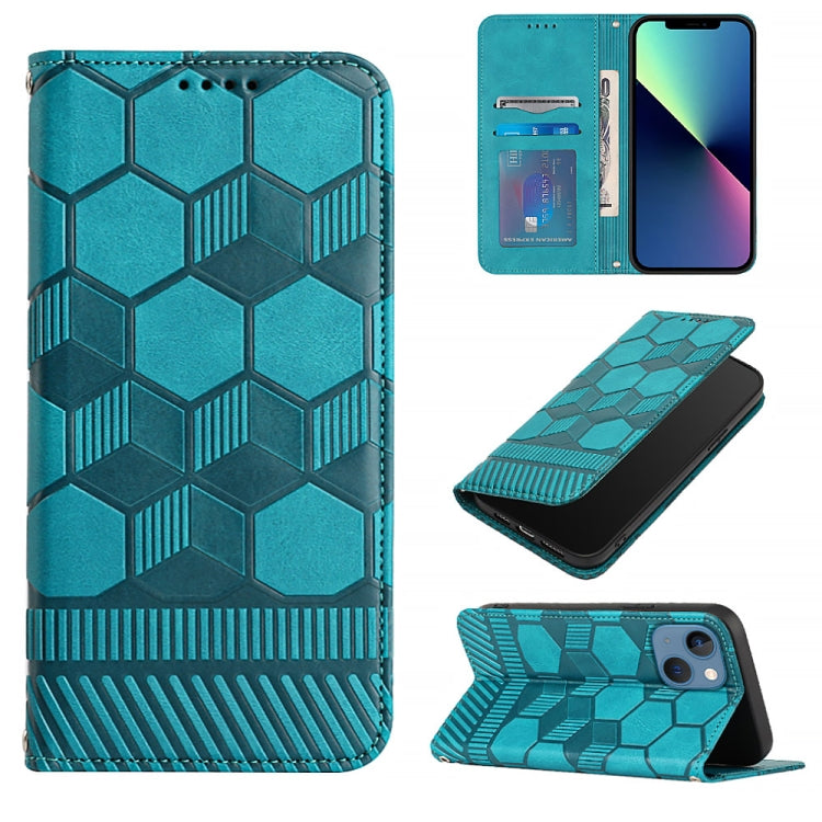 Football Texture Magnetic Leather Flip Phone Case, For iPhone 14, For iPhone 14 Plus, For iPhone 14 Pro, For iPhone 14 Pro Max