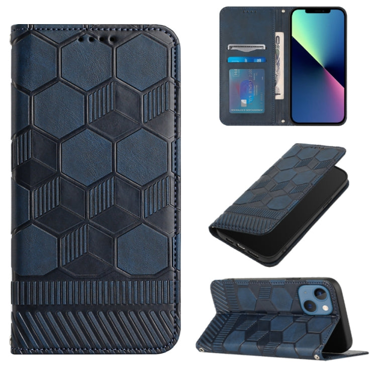 Football Texture Magnetic Leather Flip Phone Case, For iPhone 14, For iPhone 14 Plus, For iPhone 14 Pro, For iPhone 14 Pro Max