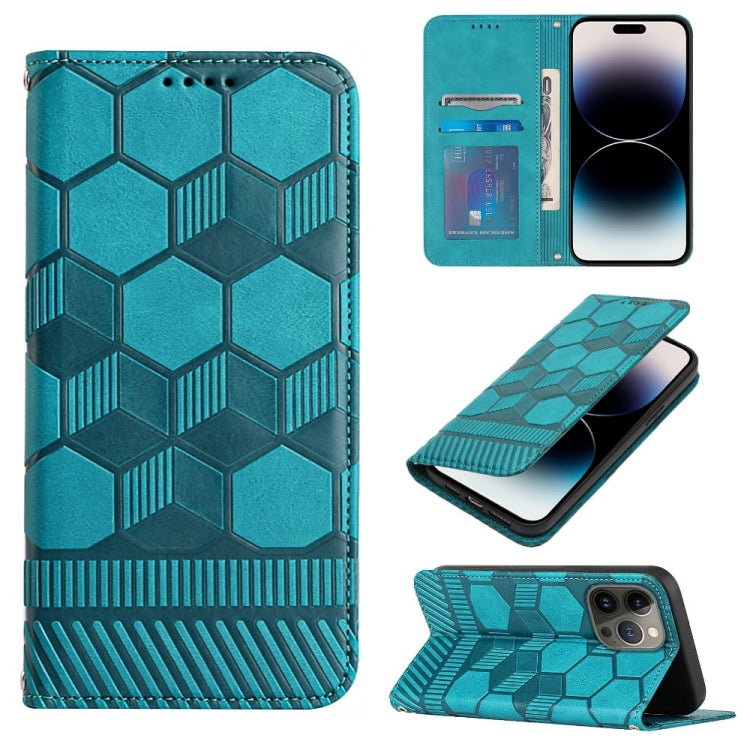 Football Texture Magnetic Leather Flip Phone Case, For iPhone 14, For iPhone 14 Plus, For iPhone 14 Pro, For iPhone 14 Pro Max