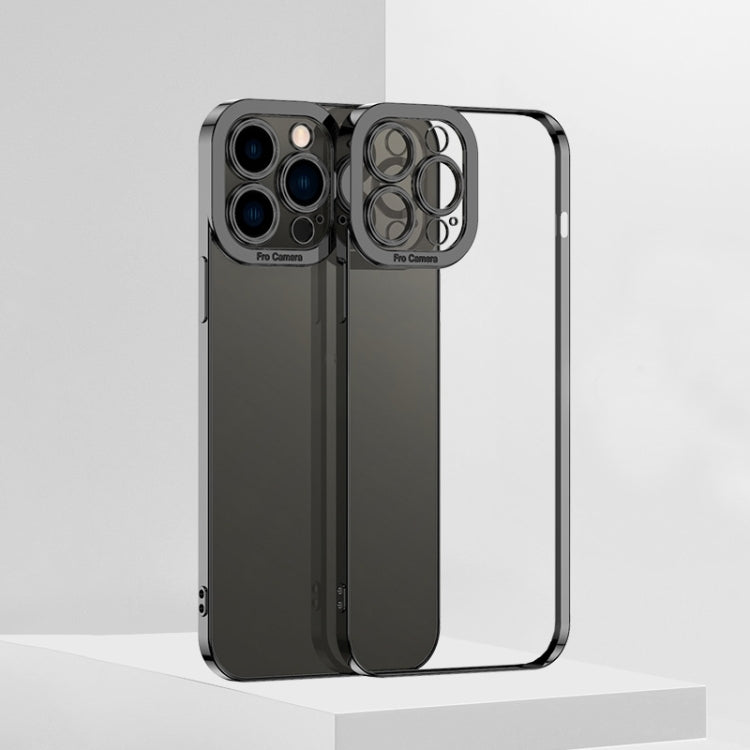 Electroplating High Transparent TPU Phone Case, For iPhone 14, For iPhone 14 Plus, For iPhone 14 Pro