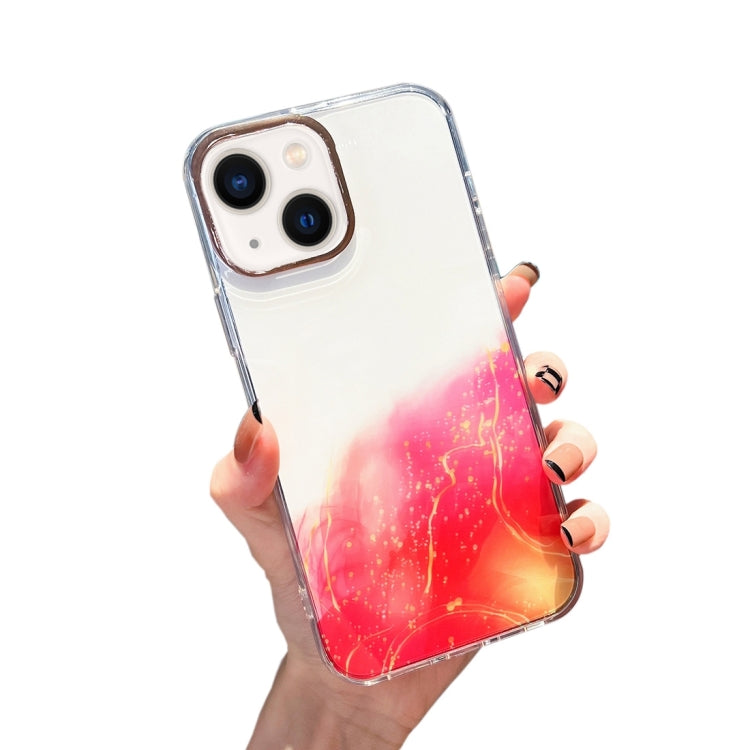 Gold Halo Marble Pattern Phone Case, For iPhone 14, For iPhone 14 Plus, For iPhone 14 Pro, For iPhone 14 Pro Max, For iPhone 13, For iPhone 13 Pro