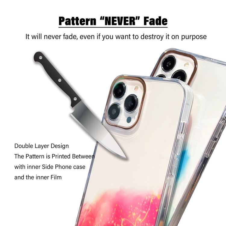 Gold Halo Marble Pattern Phone Case, For iPhone 14, For iPhone 14 Plus, For iPhone 14 Pro, For iPhone 14 Pro Max, For iPhone 13, For iPhone 13 Pro