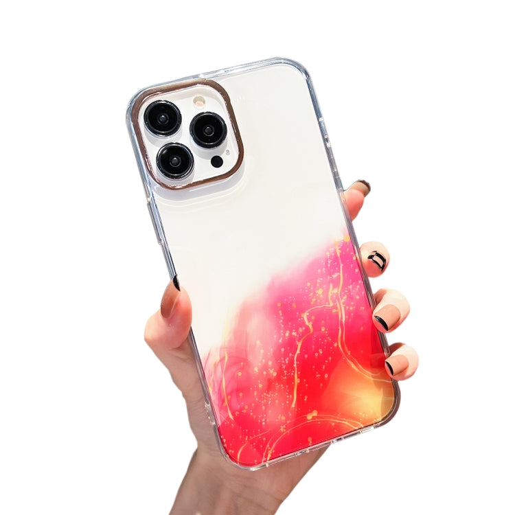 Gold Halo Marble Pattern Phone Case, For iPhone 14, For iPhone 14 Plus, For iPhone 14 Pro, For iPhone 14 Pro Max, For iPhone 13, For iPhone 13 Pro