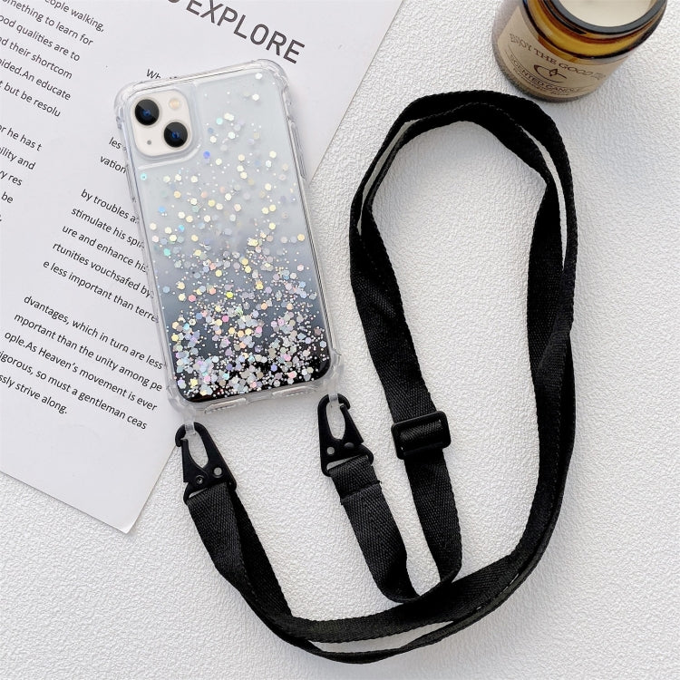 Lanyard Gradient Glitter Epoxy Case