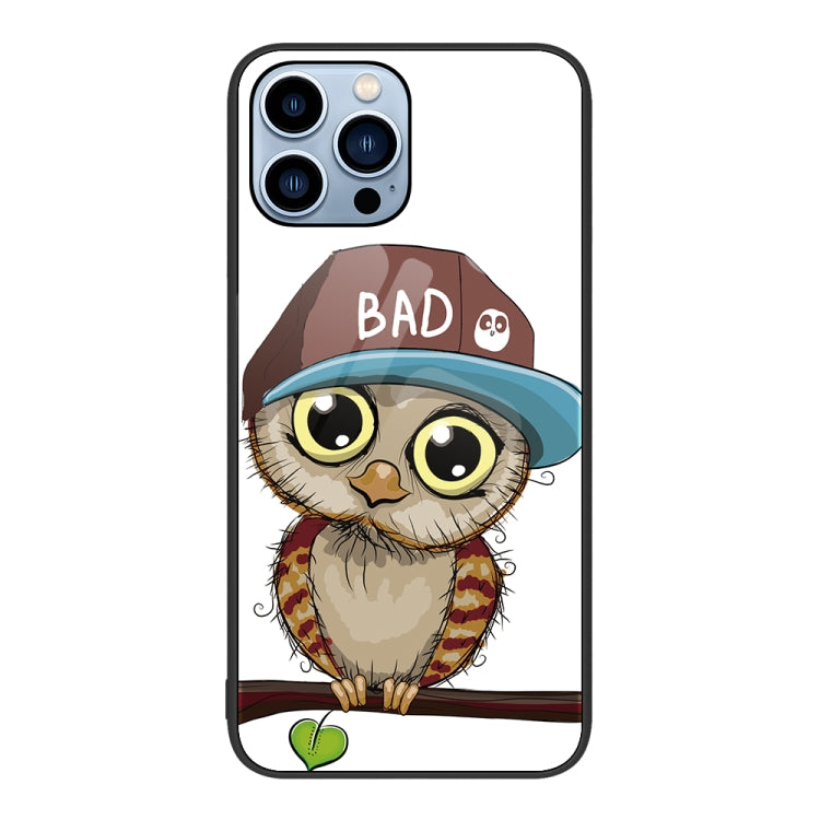 Colorful Painted Glass Phone Case, For iPhone 13 Pro Max