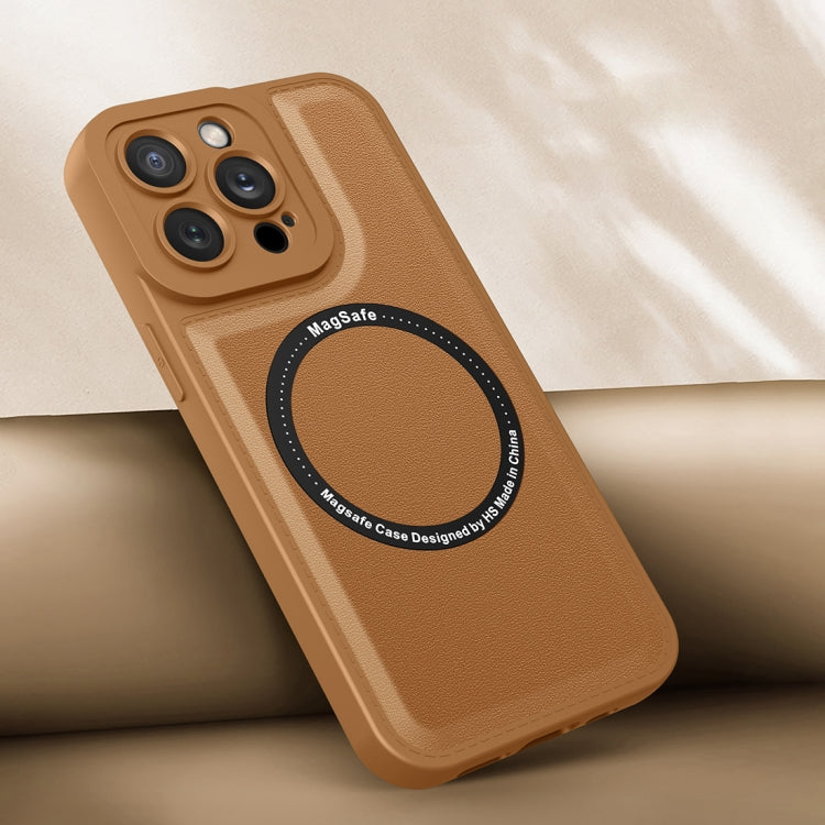 Magsafe Magnetic Plain Leather Phone Case, For iPhone 14, For iPhone 14 Plus, For iPhone 14 Pro, For iPhone 14 Pro Max, For iPhone 13, For iPhone 13 Pro