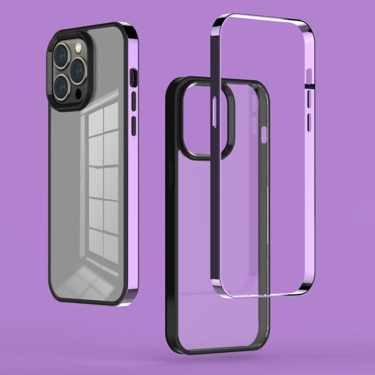 3 in 1 Electroplated Frame Phantom Phone Case, For iPhone 12 mini, For iPhone 12 Pro Max