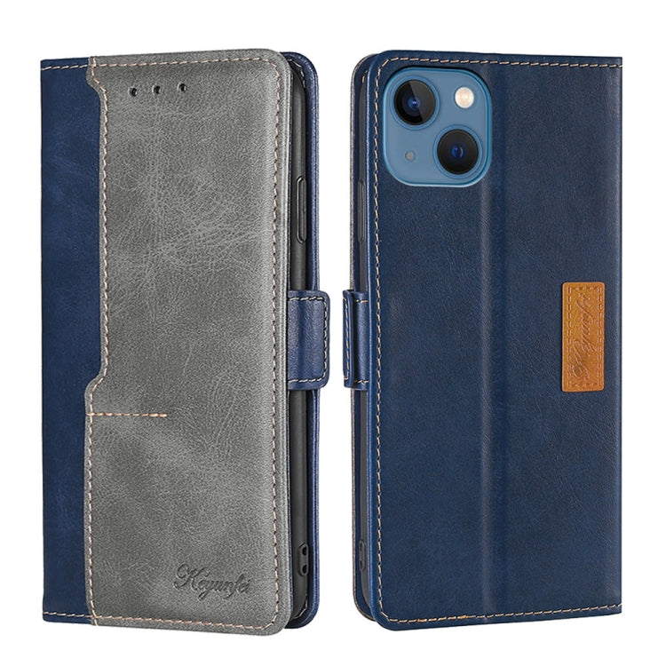 Contrast Color Side Buckle Leather Phone Case, For iPhone 14, For iPhone 14 Plus, For iPhone 14 Pro, For iPhone 14 Pro Max