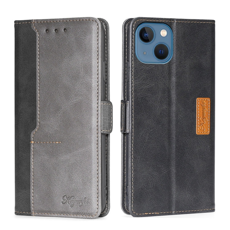 Contrast Color Side Buckle Leather Phone Case, For iPhone 14, For iPhone 14 Plus, For iPhone 14 Pro, For iPhone 14 Pro Max