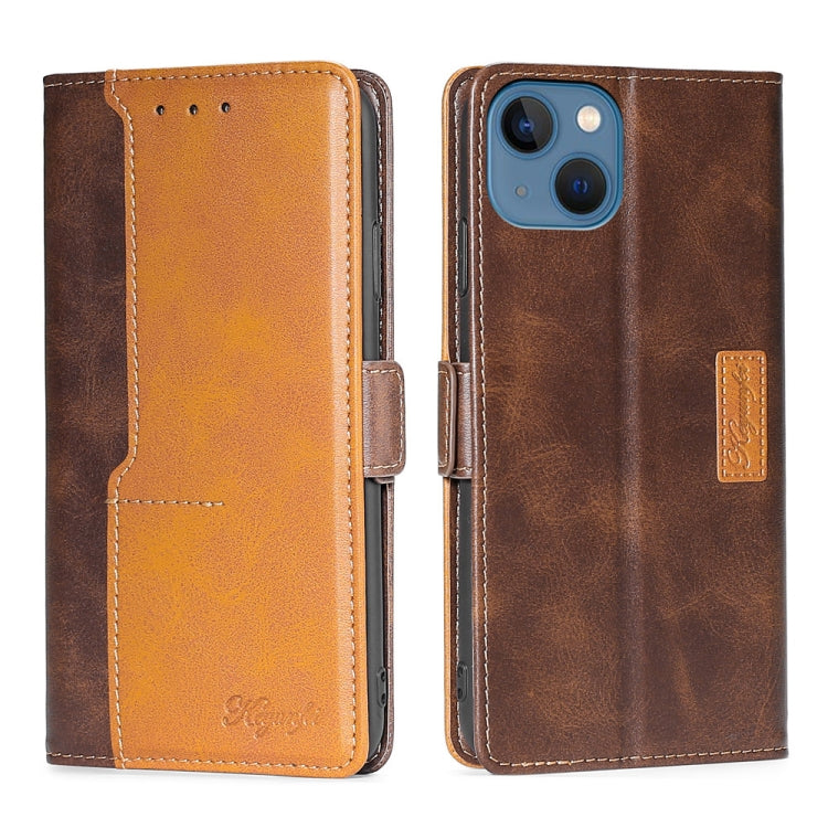 Contrast Color Side Buckle Leather Phone Case, For iPhone 14, For iPhone 14 Plus, For iPhone 14 Pro, For iPhone 14 Pro Max