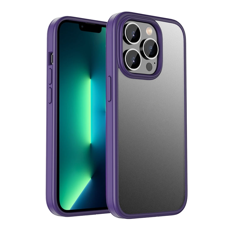 Shadow Series Frosted Airbag Shockproof Phone Case, For iPhone 14 Plus, For iPhone 13, For iPhone 13 Pro, For iPhone 13 Pro Max, For iPhone 12