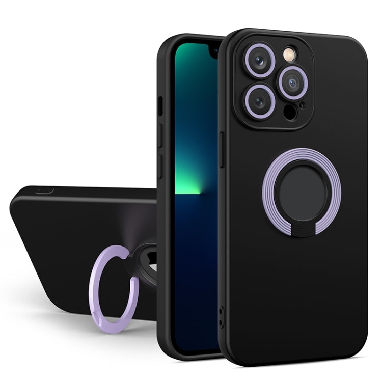 Contrast Color TPU Holder Phone Case, For iPhone 14, For iPhone 14 Plus, For iPhone 14 Pro