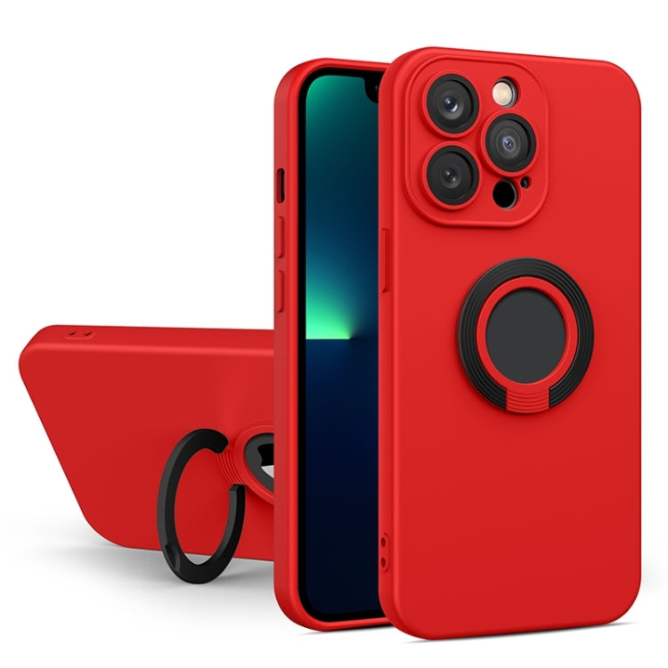 Contrast Color TPU Holder Phone Case, For iPhone 14, For iPhone 14 Plus, For iPhone 14 Pro