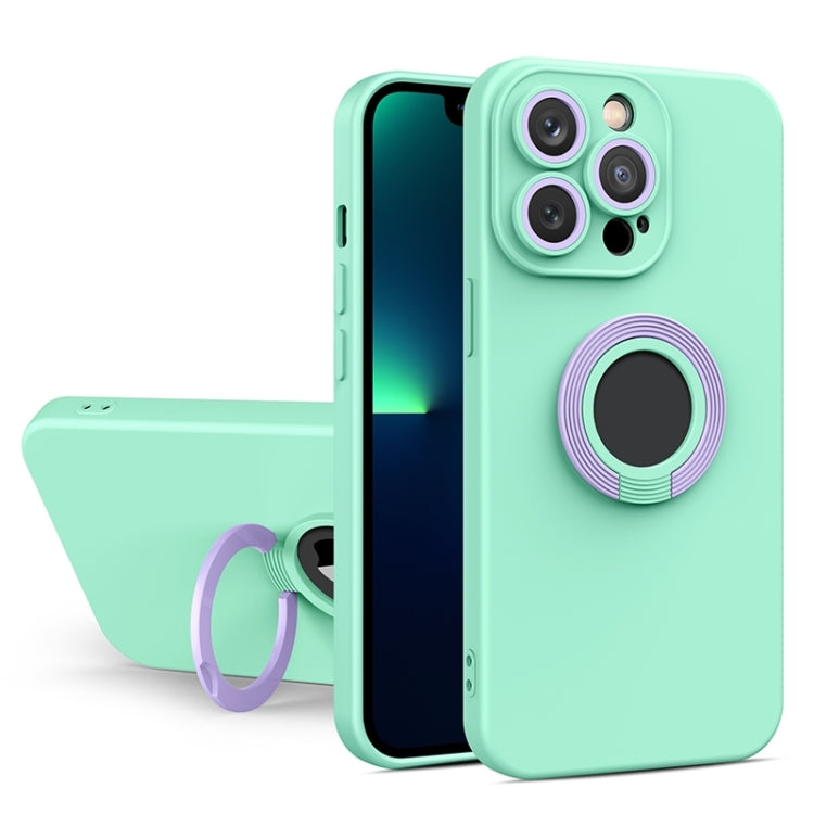 Contrast Color TPU Holder Phone Case, For iPhone 14, For iPhone 14 Plus, For iPhone 14 Pro