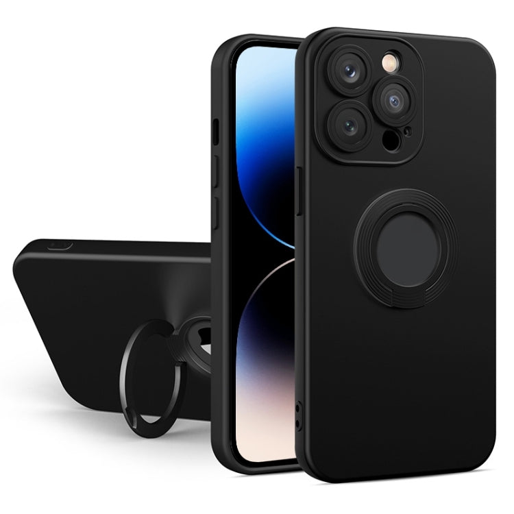 Contrast Color TPU Holder Phone Case, For iPhone 14 Pro Max