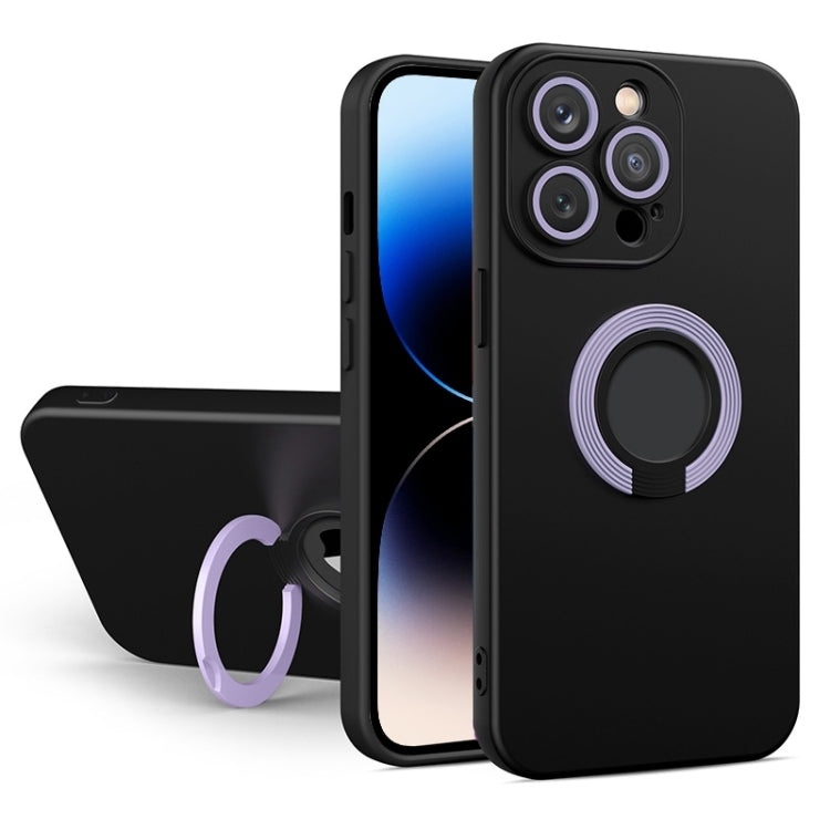Contrast Color TPU Holder Phone Case, For iPhone 14 Pro Max