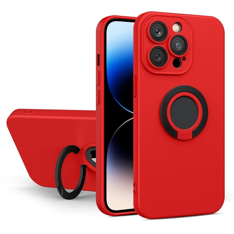 Contrast Color TPU Holder Phone Case, For iPhone 14 Pro Max