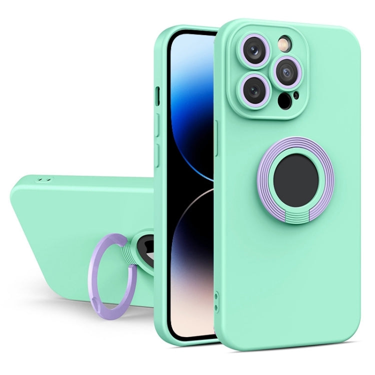 Contrast Color TPU Holder Phone Case, For iPhone 14 Pro Max