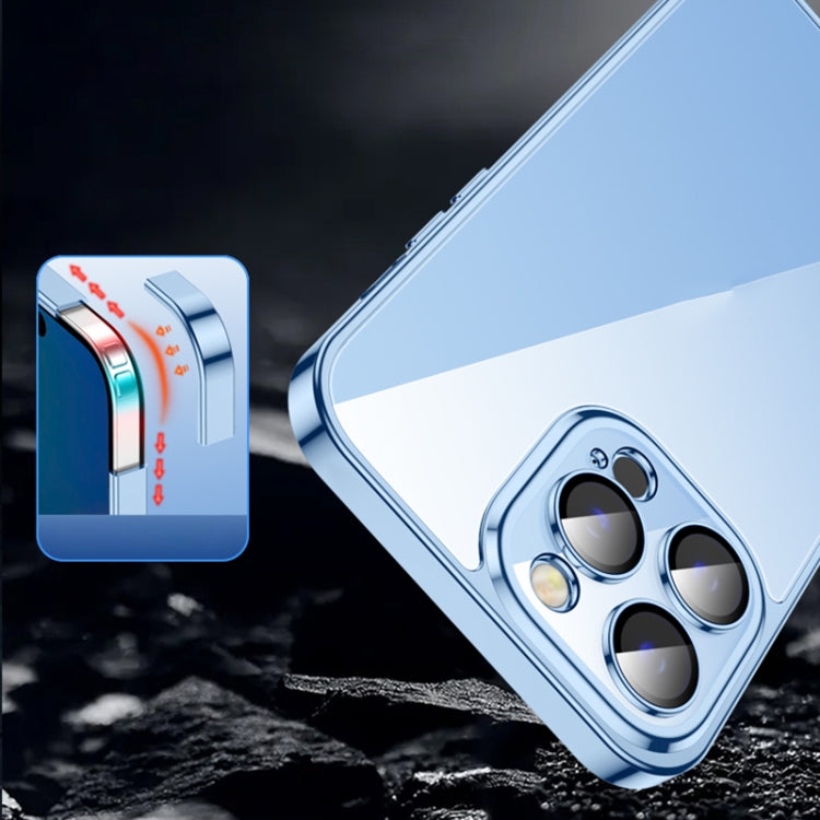 Electroplated Glass Goggles Phone Case, For iPhone 12, For iPhone 12 Pro, For iPhone 12 Pro Max