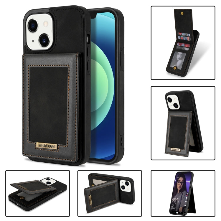 N.BEKUS Vertical Flip Card Slot RFID Phone Case, For iPhone 14 Plus, For iPhone 14 Pro, For iPhone 14 Pro Max, For iPhone 11