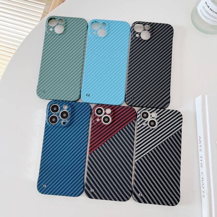 Carbon Fiber Texture PC Phone Case, For iPhone 13 Pro Max, For iPhone 14, For iPhone 14 Plus, For iPhone 14 Pro
