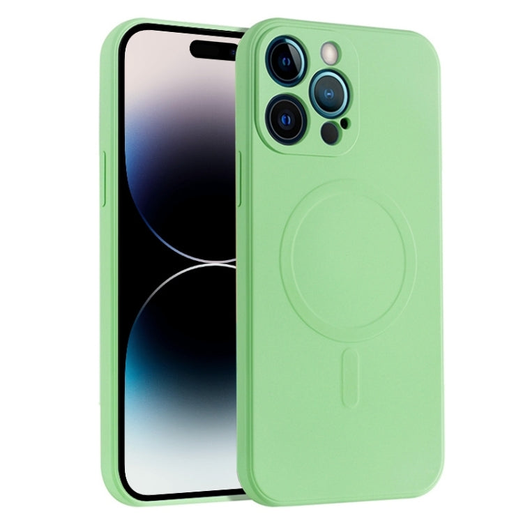 Liquid Silicone Full Coverage Magsafe Phone Case, For iPhone 14, For iPhone 14 Plus, For iPhone 14 Pro