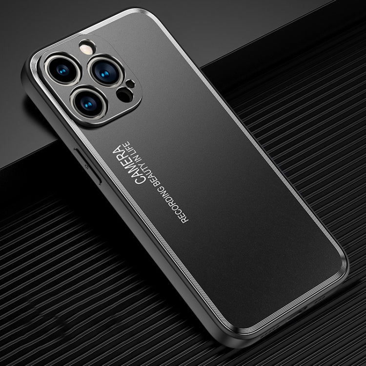 Light and Shadow Series Frosted Metal Phone Case, For iPhone 14, For iPhone 14 Plus, For iPhone 14 Pro, For iPhone 14 Pro Max
