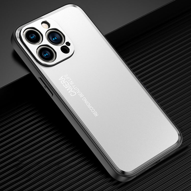 Light and Shadow Series Frosted Metal Phone Case, For iPhone 14, For iPhone 14 Plus, For iPhone 14 Pro, For iPhone 14 Pro Max