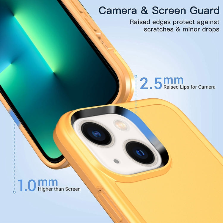 Double Solid Color Armor Phone Case, For iPhone 14 Plus, For iPhone 13 Pro Max, For iPhone 13 Pro, For iPhone 13