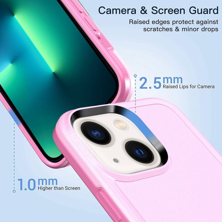 Double Solid Color Armor Phone Case, For iPhone 14 Pro Max, For iPhone 14 Pro, For iPhone 14