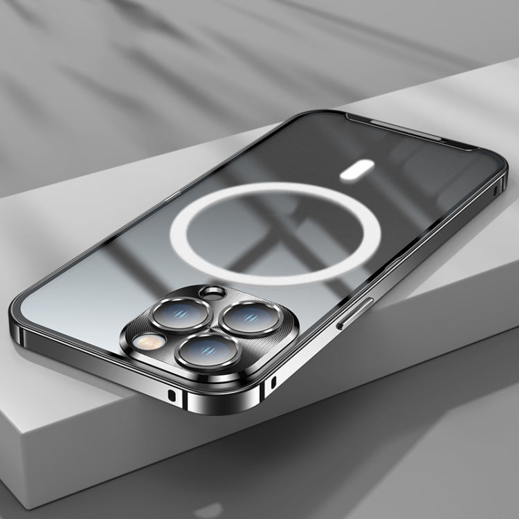Frosted Metal Phone Case with Magnetic, For iPhone 13 Pro Max, For iPhone 14, For iPhone 14 Plus, For iPhone 14 Pro