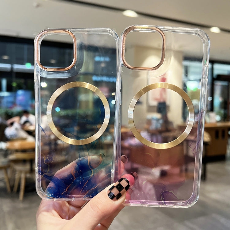Marble MagSafe Clear Phone Case, For iPhone 14, For iPhone 14 Plus, For iPhone 14 Pro, For iPhone 14 Pro Max, For iPhone 13, For iPhone 13 Pro
