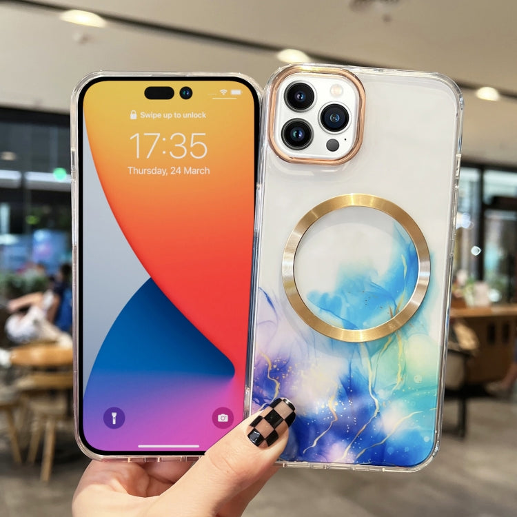 Marble MagSafe Clear Phone Case, For iPhone 14, For iPhone 14 Plus, For iPhone 14 Pro, For iPhone 14 Pro Max, For iPhone 13, For iPhone 13 Pro