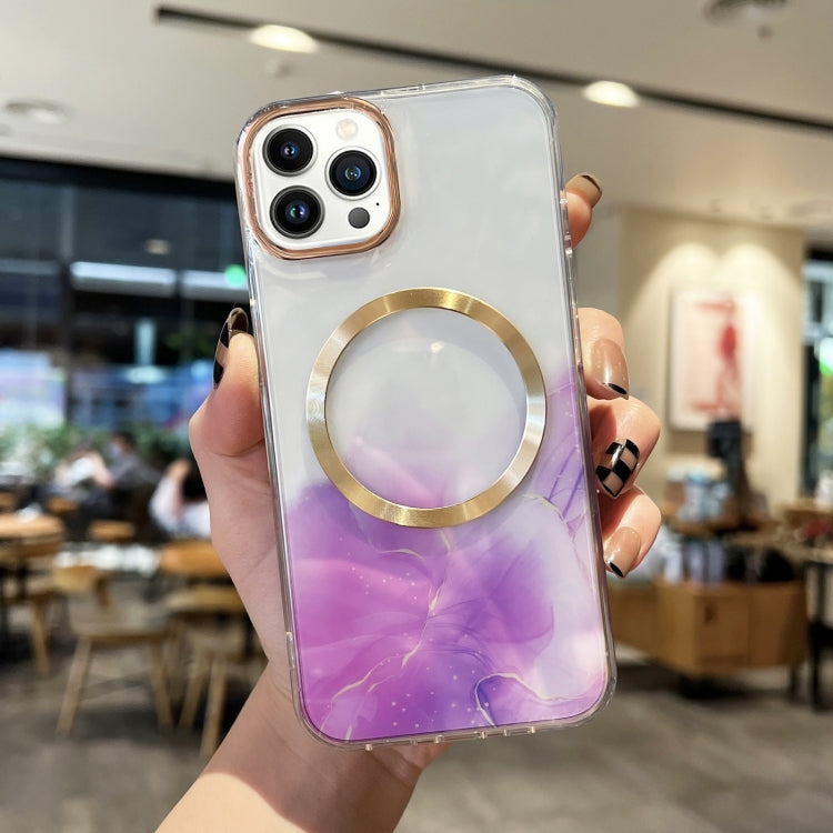 Marble MagSafe Clear Phone Case, For iPhone 14, For iPhone 14 Plus, For iPhone 14 Pro, For iPhone 14 Pro Max, For iPhone 13, For iPhone 13 Pro
