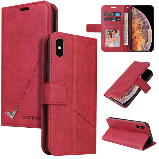 GQUTROBE Right Angle Leather Phone Case, For iPhone XS Max, For iPhone 7 Plus / 8 Plus, For iPhone 7 / 8 / SE 2020 / SE 2022, For iPhone 6 Plus / 6s Plus