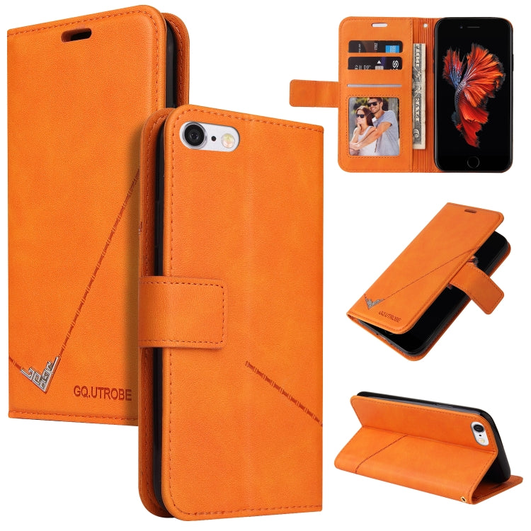 GQUTROBE Right Angle Leather Phone Case, For iPhone XS Max, For iPhone 7 Plus / 8 Plus, For iPhone 7 / 8 / SE 2020 / SE 2022, For iPhone 6 Plus / 6s Plus