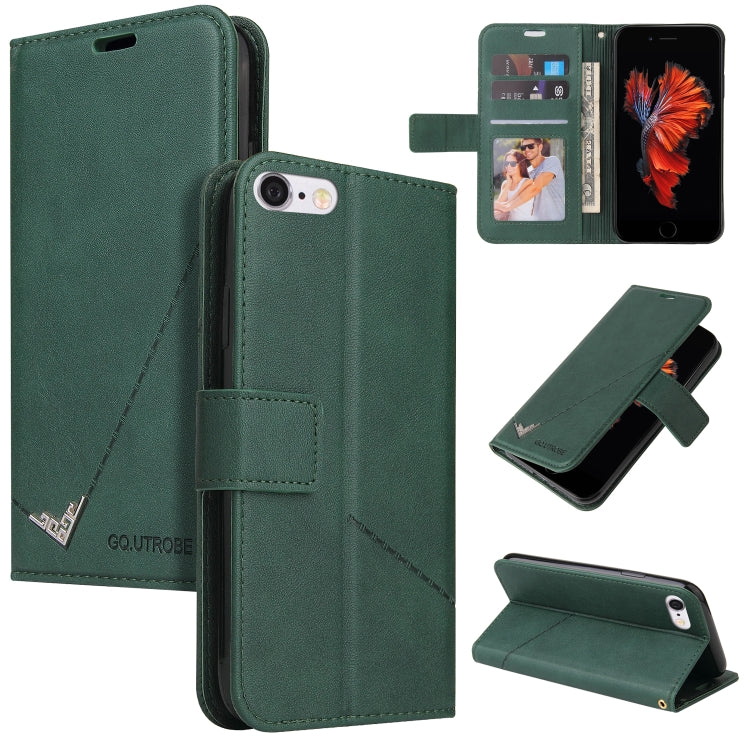 GQUTROBE Right Angle Leather Phone Case, For iPhone XS Max, For iPhone 7 Plus / 8 Plus, For iPhone 7 / 8 / SE 2020 / SE 2022, For iPhone 6 Plus / 6s Plus