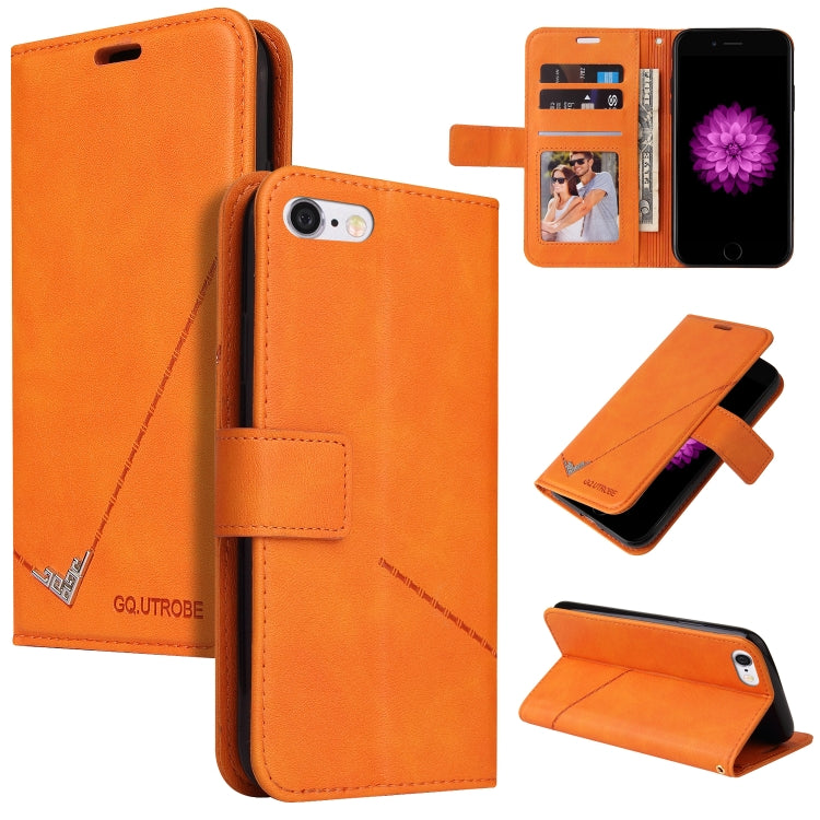 GQUTROBE Right Angle Leather Phone Case, For iPhone XS Max, For iPhone 7 Plus / 8 Plus, For iPhone 7 / 8 / SE 2020 / SE 2022, For iPhone 6 Plus / 6s Plus