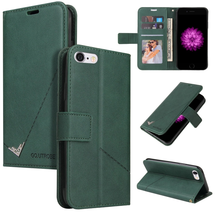 GQUTROBE Right Angle Leather Phone Case, For iPhone XS Max, For iPhone 7 Plus / 8 Plus, For iPhone 7 / 8 / SE 2020 / SE 2022, For iPhone 6 Plus / 6s Plus